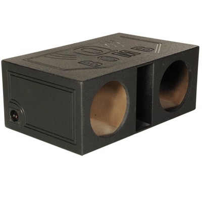 QPower QBOMB12VL 12" Dual Vented Ported Car Subwoofer Sub Box Enclosure