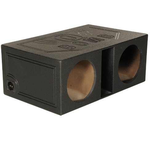 Qpower Qbomb12vl 12 Dual Vented Ported Car Subwoofer Sub Box Enclosure Target