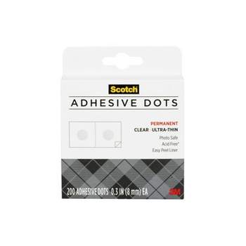 Scotch Create 200ct Adhesive Dots Clear Ultra Thin