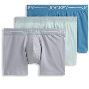 Jockey Women's Organic Cotton Stretch Boyshort M Grey Heather : Target
