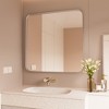 Rectangular Framed Tempered Glass Wall-Mounted Bathroom Vanity Mirror - 4 of 4