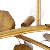 Progress Lighting, Laurel Collection, 7-Light Chandelier, Gold Ombre, Handcrafted Leaves, Steel - 3 of 4
