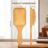 LOVELAY CREATIONS Wood Bristle Hair Brush - 4 of 4