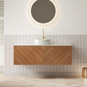 GDFStudio Cossitt 48" Modern Bathroom Vanity with Sintered Stone Countertop and Vessel Sink - 1 of 4