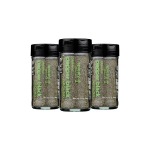 Spicely Organics - Organic Peppercorn - Black Ground - Case of 3/1.7 oz - 1 of 4