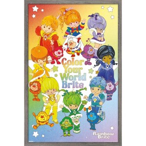 Trends International Rainbow Brite - Color Your World Brite Framed Wall Poster Prints - 1 of 4