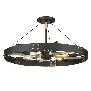 Golden Lighting Vaughn Medium Semi-Flush - 1 of 1