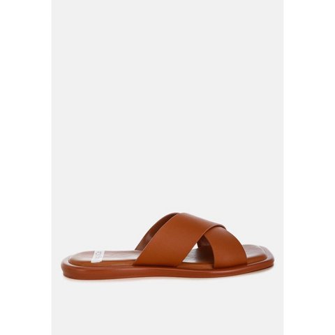 Обувь Rag & Co Womens Shosa Genuine Leather Criss-Cross Flats 8