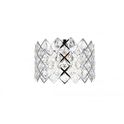 Elegant Lighting Lyla 13 inch flush mount in chrome