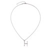 Adornia Silver Plated Mixed Stone Crystal Initial Necklace - 3 of 3