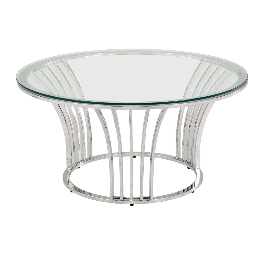 Inspire Q Rosanna Coffee Table Chrome