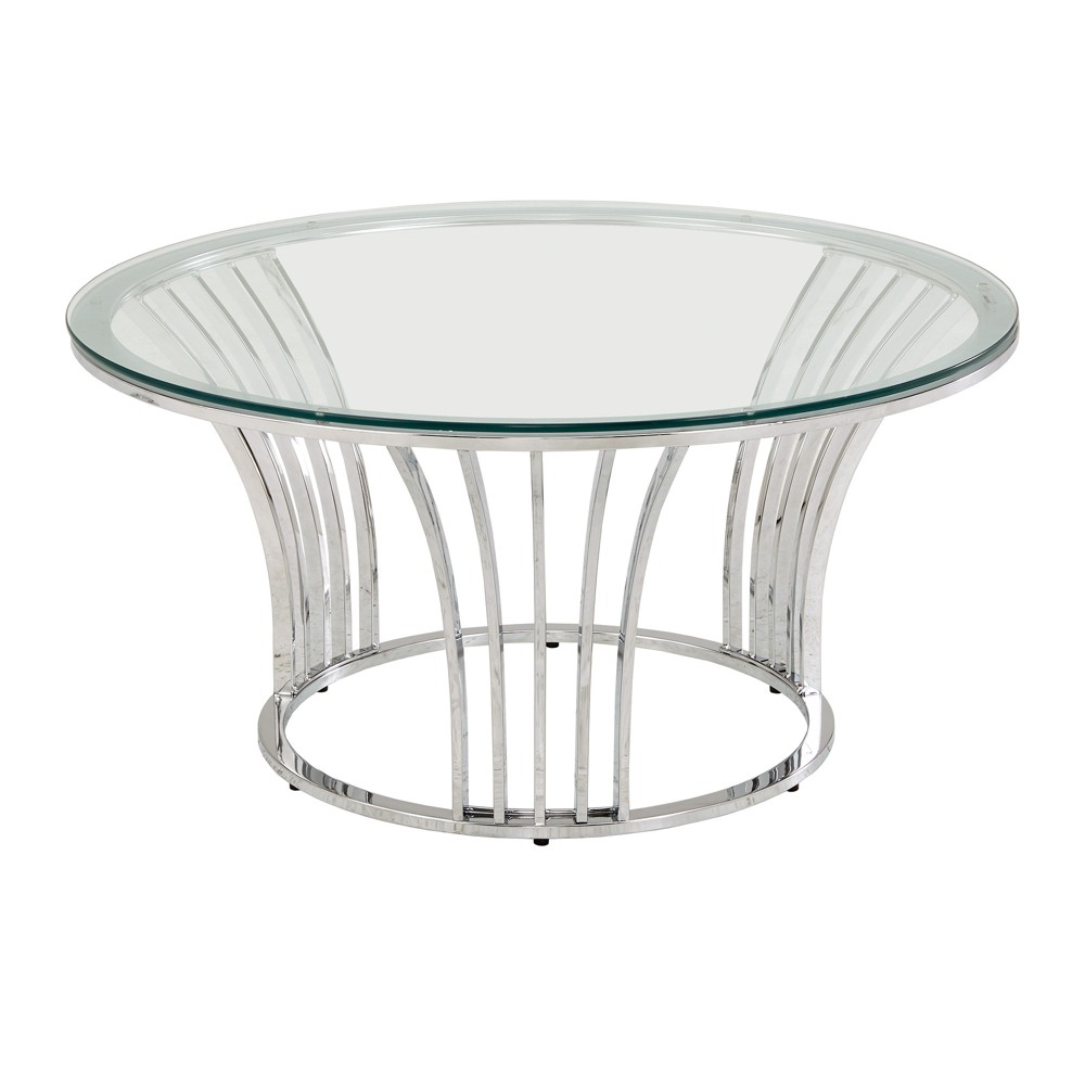 Photos - Coffee Table Inspire Q Rosanna  Chrome