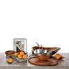 Nambe Braid Triple Condiment Set with Spoons, Silver - 3 of 4