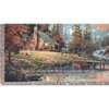 Manual Woodworks and Weavers Woven Throw Blanket – A Peaceful Retreat Inspirational Verse Design, 60 x 50 - 2 of 3