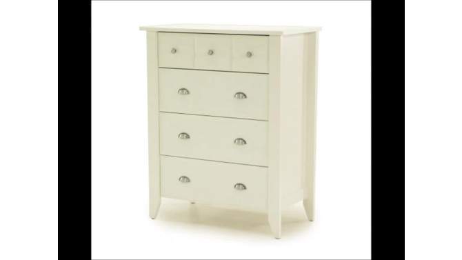 Shoal Creek 4 Drawer Chest Soft White - Sauder, 2 of 5, play video