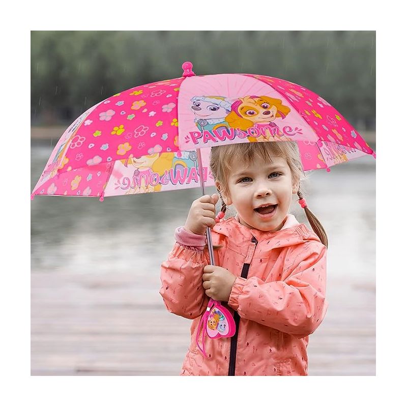 Paw Patrol Girl’s Umbrella, Little Girls Ages 3-7, 2 of 3