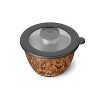 S'well 64oz Salad Bowl Kit Teakwood: Stainless Steel, Leakproof, Salad Bowl with Lid, Dishwasher-Safe - 2 of 4