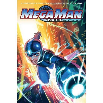 Mega Man: Fully Charged - by  A J Marchisello & Marcus Rinehart (Paperback)