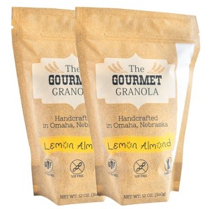 The Gourmet Granola 12 oz Lemon Almond Granola Gluten, Soy, & Dairy Free - Pack of 2 - 1 of 4
