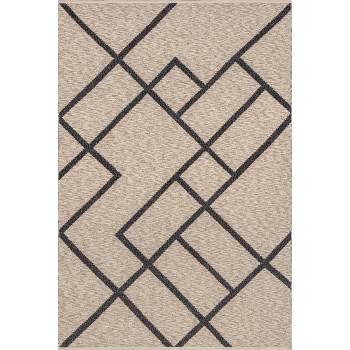 nuLOOM Bronte Geometric Reversible Wool Blend Area Rug