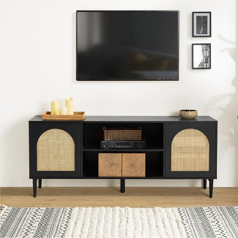 Storage TV Stand for TVs up to 43 Black - Room Essentials™