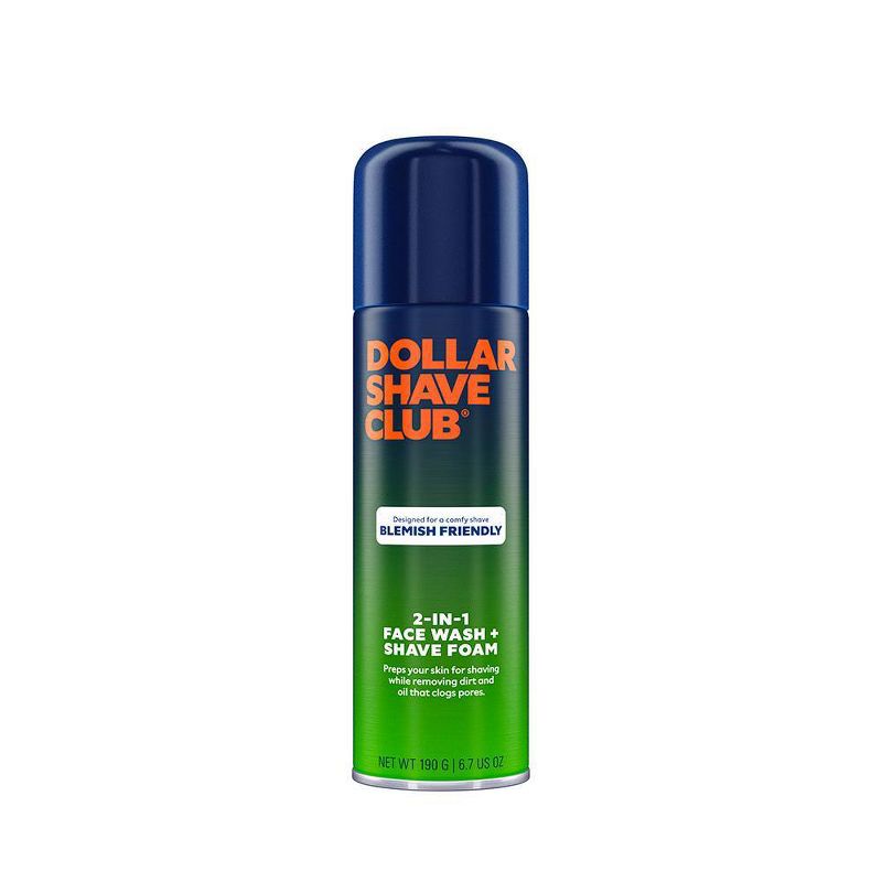 Dollar Shave Club Blemish Friendly 2-in-1 Face Wash + Shave Foam - 6.7oz, 3 of 13