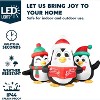 Joyfy 6 FT Long Christmas Inflatable Outdoor Decorations, Blow Up Penguins Choir with Built-in LEDs for Xmas Party Outdoor Indoor Yard Garden Decor - 3 of 4