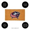 EvergreenNHLColumbus Blue Jackets Logo Natural Coir 28 x 16 Inches Indoor Outdoor Doormat - 4 of 4