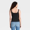 Women's Pointelle Button-Front Tank Top - Universal Thread™ - 2 of 4