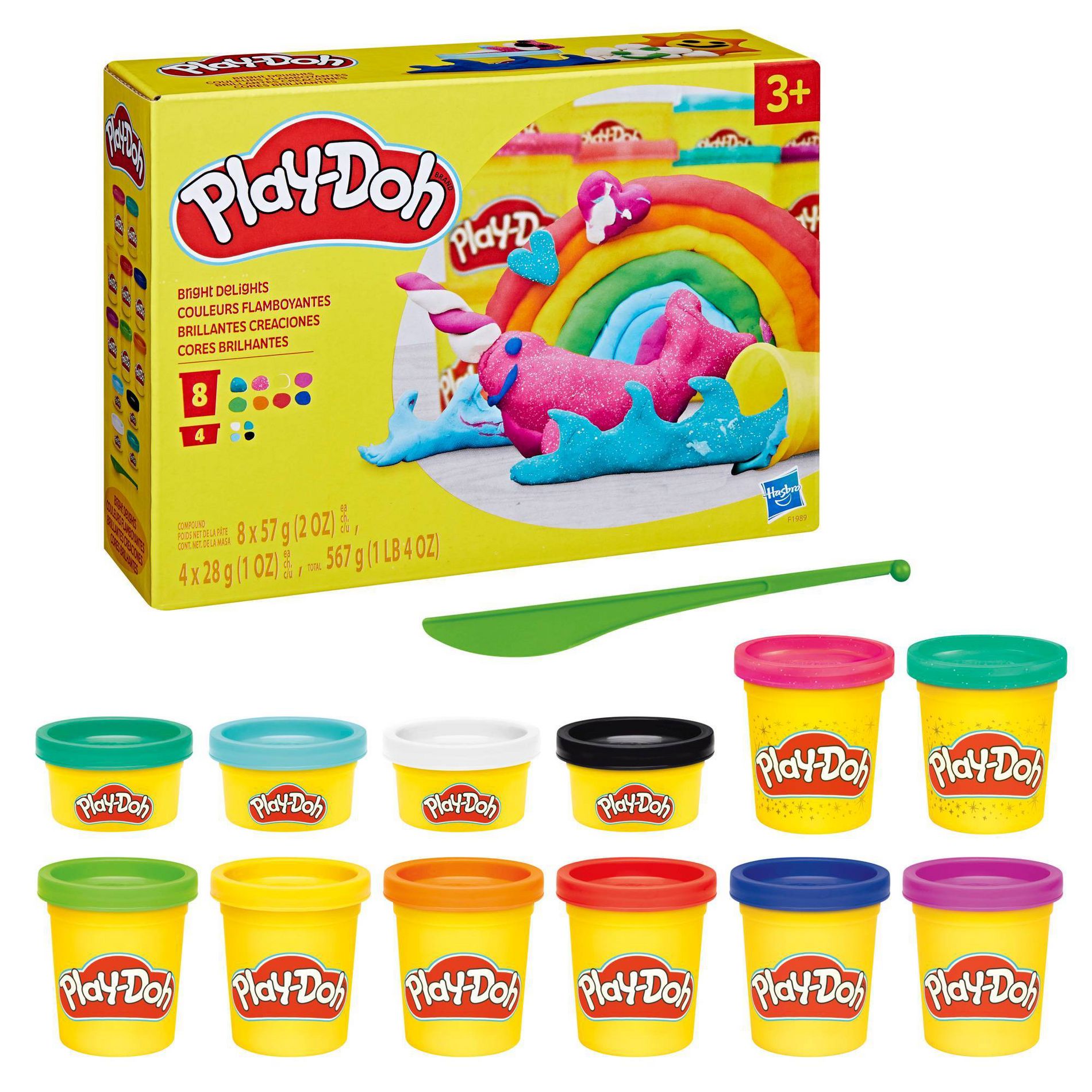 Play-Doh Bright Delights Multipack - 12pc, Back to School Supplies
