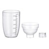Unique Bargains Removable Plastic Boba Tea Cocktail Shakers with Scale - 3 of 4