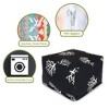 Majestic Home Goods,Ottoman Pouf Coral - 2 of 4