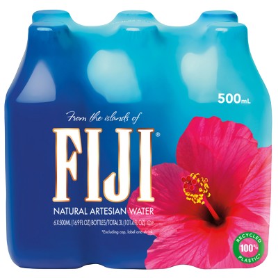 Fiji Natural Artesian Water - 6pk 16.9 Fl Oz Bottles : Target