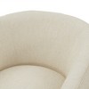 Swivel Ultra-Soft Performance Fabric Barrel Chair with Pocket Coil Seat, Reversible Cushions, and 360-Degree Swivel - 2 of 4