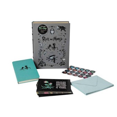 Rick and Morty Deluxe Note Card Set (with Keepsake Book Box) - by  Insight Editions (Hardcover)