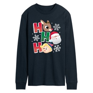 Men's - Rudolph - Rudolph Ho Ho Ho Long Sleeve Graphic T-Shirt - 1 of 3