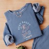 Simply Sage Market Stay Salty Cowgirl Lightweight Garment Dyed Sweatshirt - 3 of 4