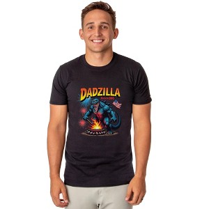 Fourth Of July Men's Dadzilla Born To BBQ Patriotic Novelty T-Shirt - 1 of 1