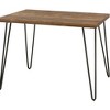 NicBex Rustic Writing Desk Minimalist Home Office Desks with Metal Accents for Office, Study - 2 of 4