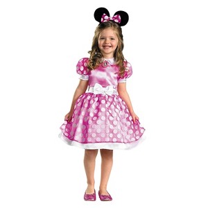 Girls' Minnie Mouse Classic Costume - 1 of 2