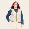 Women's Quilted Jacket and Floral Vest - Woolrich x Target Olive Green - 4 of 4