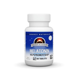 Melatonin Tablets 5mg - Tablet by Source Naturals, Inc.  -  60 Tablet - 1 of 3