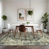 Coolmee Stain Resistant Carpet Non Shedding Non-Slip Soft Rug Bedroom Dining Room Home Office, Oriental Indoor Floor Rug Gray - 2 of 4