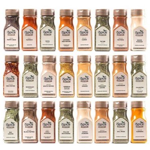 iSpice | 24 Pack of Spice and Herbs | Kitchen Fusion | Mixed Spices & Seasonings Gift Set | Kosher - 1 of 4