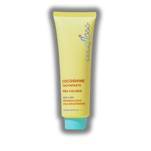 Cocofloss Cocoshine Whitening Toothpaste (Pina Colada) Designed for those with sensitive teeth in mind (3.4 oz) - 1 of 3