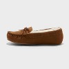 Kids' Cadi Moccasin Slippers - Cat & Jack™ Chestnut - 2 of 4