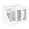 YOOCOZZ Cat Litter Box Enclosure with Light and 2 Storage Drawers, Indoor Cat House Side Table for Living Room - 4 of 4