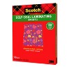 Scotch Single-Sided Laminating Sheet, 9 x 12 Inches, Clear, pk of 50 - image 3 of 4