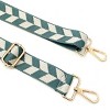 Wrapables Wide Adjustable Crossbody Handbag Strap, Women's Replacement Bag Strap for Purses, Beige & Gray Checkers - 2 of 4