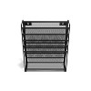 TRU RED 5-Pocket Mesh Letter Wall File Black (TR57582-CC) - image 3 of 3